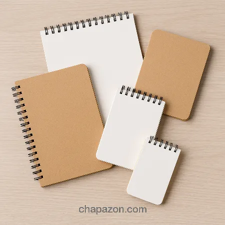 تصویر انواع دفتر و بلوک مقوا