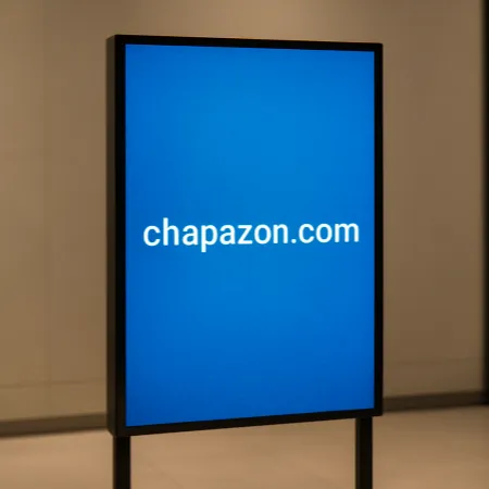 لایت باکس روشن در فروشگاه