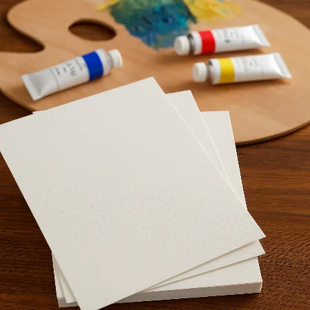 تصویر مقواهای رنگ روغن