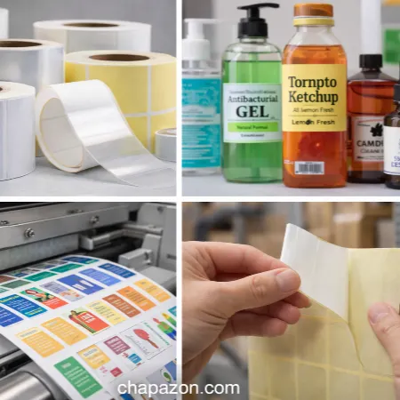 خرید کاغذ پشت چسبدار (لیبل) با بهترین قیمت - تصویر شماره 1