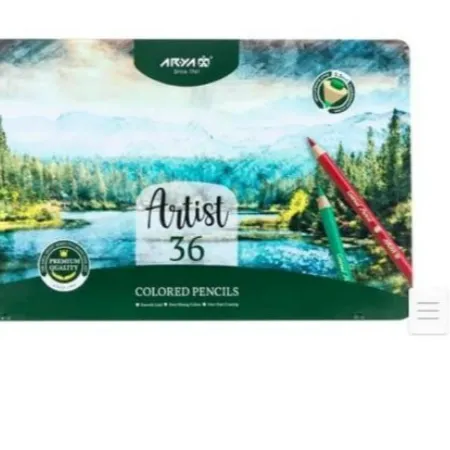 تصویر محصول مداد ۳۶ رنگ فلزی آریا مدل آرتیست