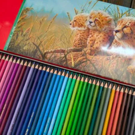 تصویر محصول مداد رنگی ۵۰ رنگ فکتیس جعبه فلزی