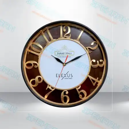 تصویر محصول ساعت دیواری تبلیغاتی مدل رونیکاباچاپ وآرام گرد سپهران