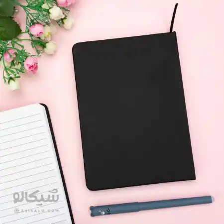 تصویر محصول دفتر خط دار مشکی کوچک
