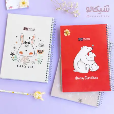 تصویر محصول دفتر مشق 100 برگ حیوانات