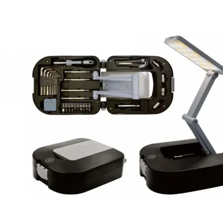 تصویر محصول ابزار همهکاره ۳۲ تکه بهمراه چراغ قوه مدل F76