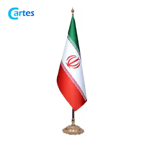 تصویر محصول پرچم ایستاده لمینت با میله و پایه خورشیدی (کامل)