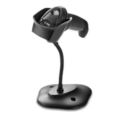 تصویر محصول بارکدخوان زبرا مدل DS4608-HD با پایه نگهدارنده