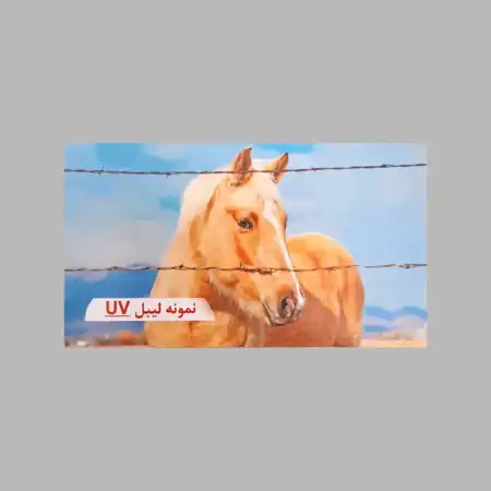 تصویر محصول لیبل کاغذی با روکش UV