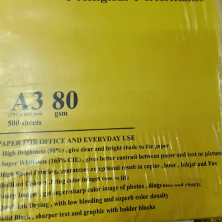 تصویر محصول کاغذ A3 برش لیزری 80 گرم بسته 500 عددی