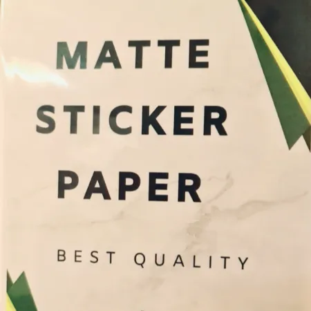 تصویر محصول کاغذ پشت چسب دار مات سایز A5 بسته 100 عددی