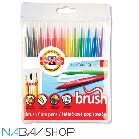 تصویر محصول ماژیک براش 12 رنگ کوه نور مدل 7710 غیر سمی