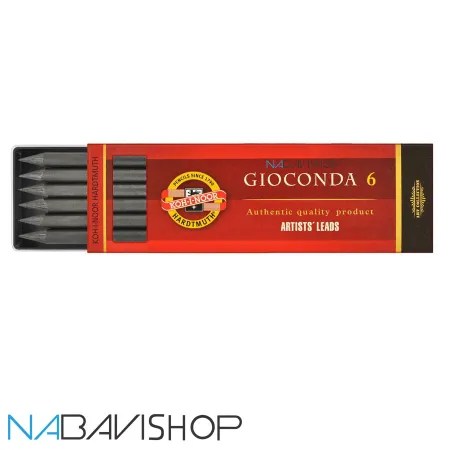 تصویر محصول مغز اتود گرافیت B6 کوه نور بسته 6 تایی کد 4865